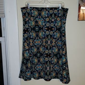 LuLaRoe "Azure" Style Skirt 2XL